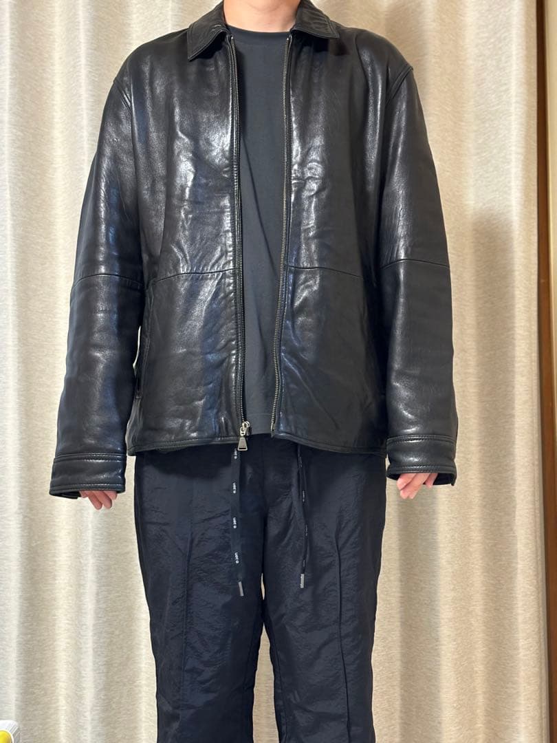 90s   カルバンクライン レザージャケット