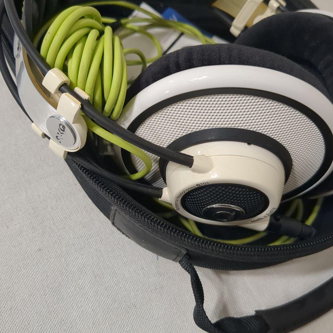 AKG Q701 イヤーパッド交換済み ケース付き