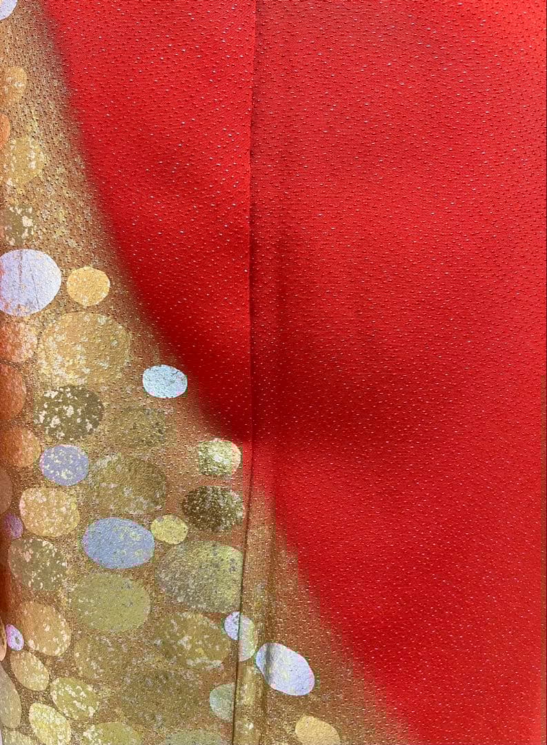 堀省平　振り袖　フルセット　長襦袢　成人式　金彩加工　銀通し　落款入り　657