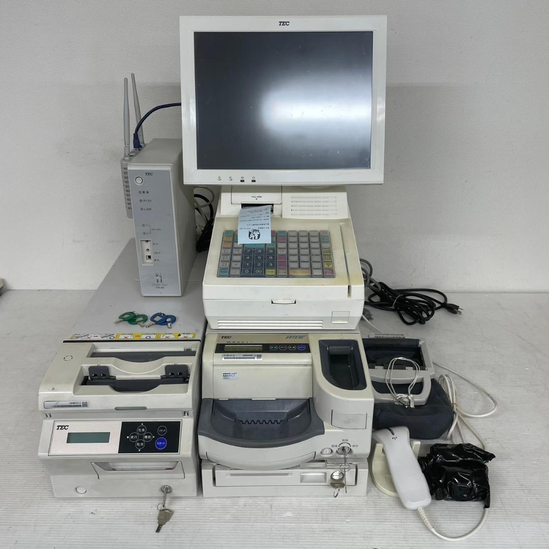 東芝テック 電子レジスター POSレジ QT-100 店舗用品 ② J0754