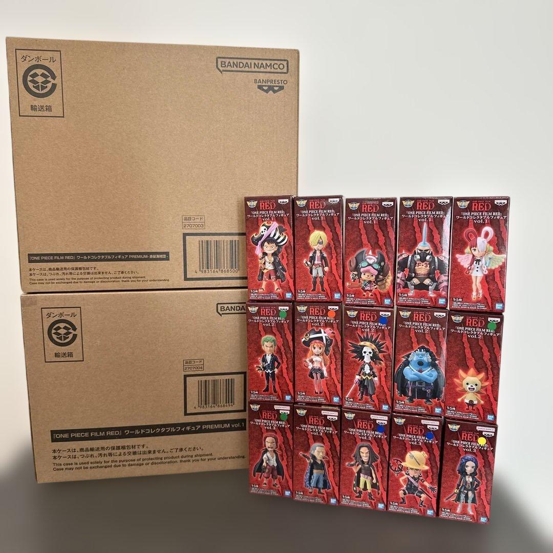 ワンピース フィルム RED ワールドコレクタブルフィギュアセット