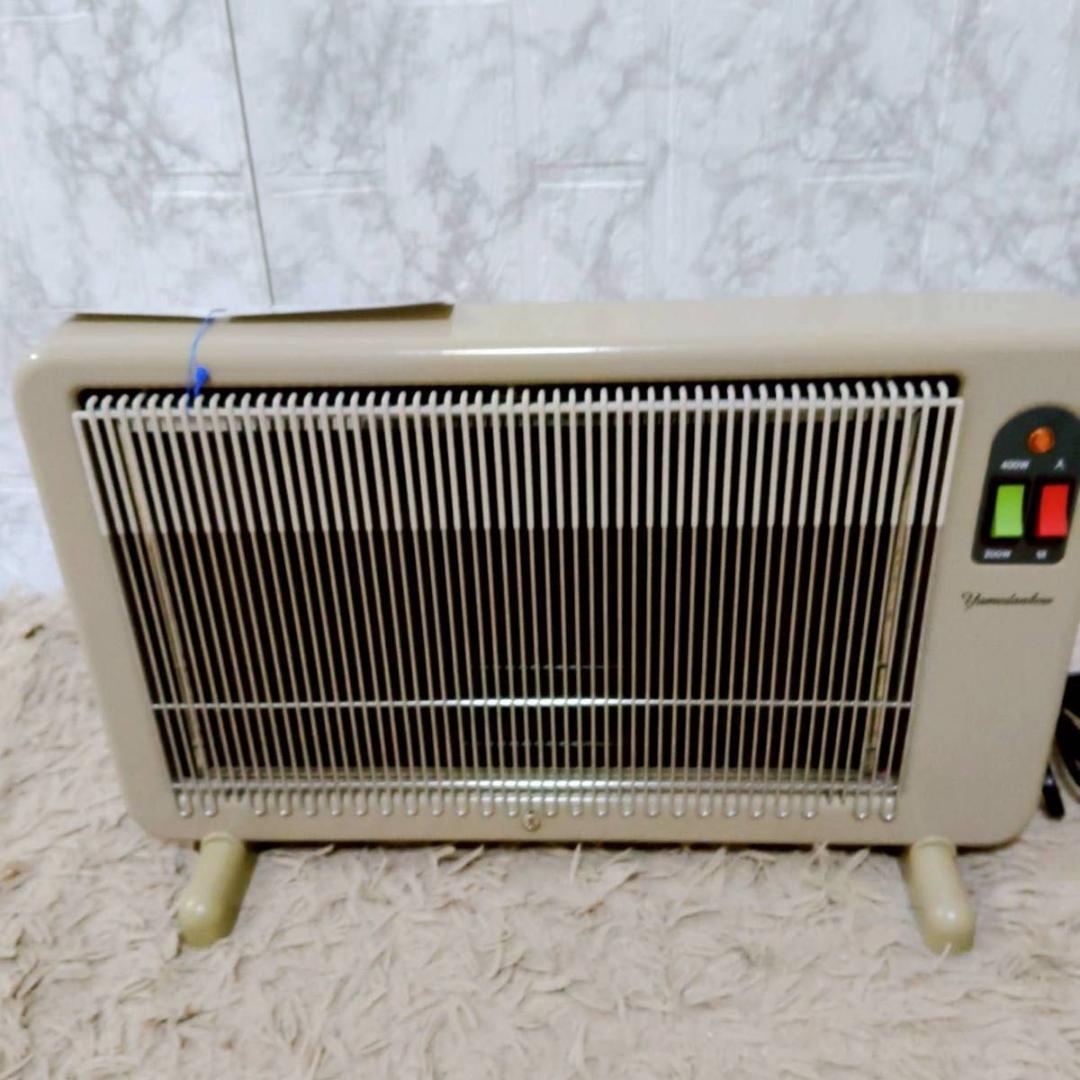 美品 夢暖房 400型 電気ヒーター YUME400−R17 カバー付き