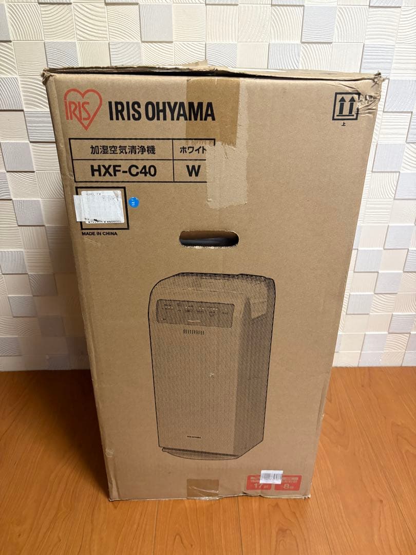 IRIS OHYAMA 加湿空気清浄機 HXF-C40 ホワイト