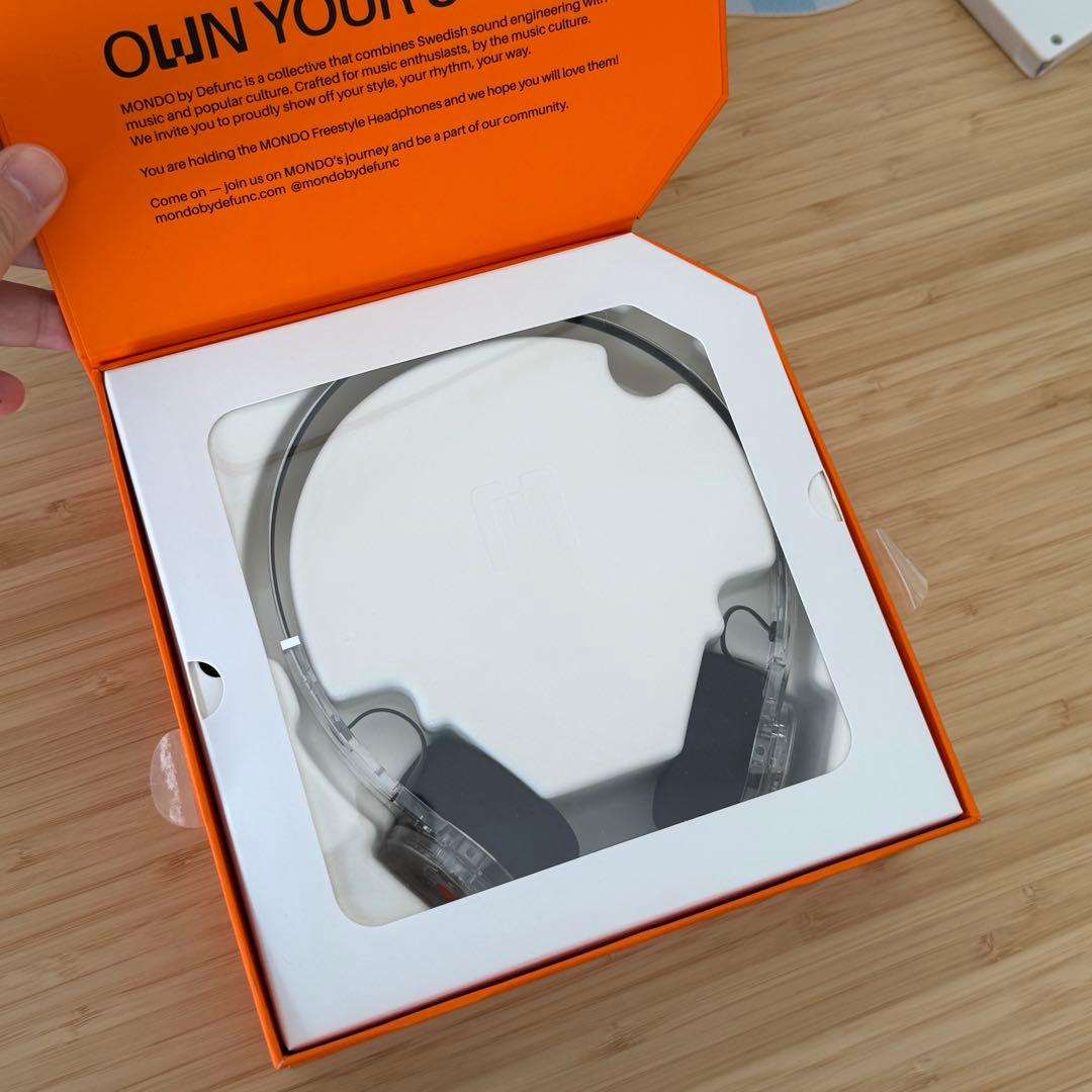 MONDO BY DEFUNC フリースタイルヘッドホン　ノイキャン