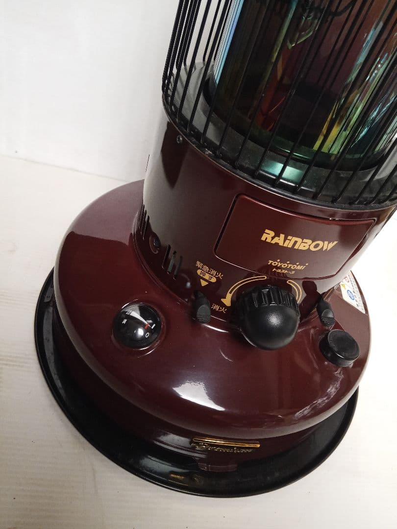 【美品】TOYOTOMI RAINBOW ストーブ ワインレッド