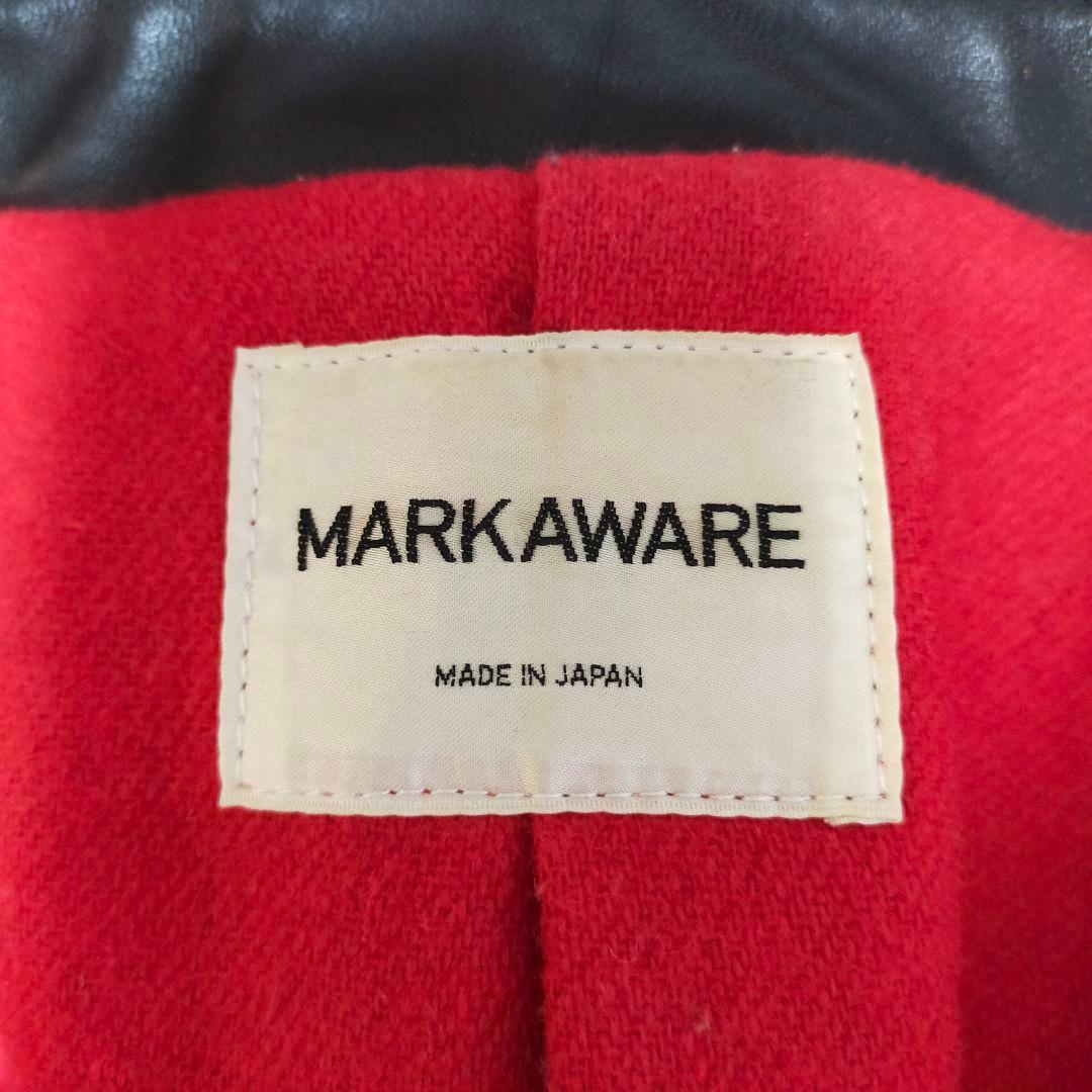 MARK AWARE　馬革　茶芯　シングルライダースジャケット　2サイズ