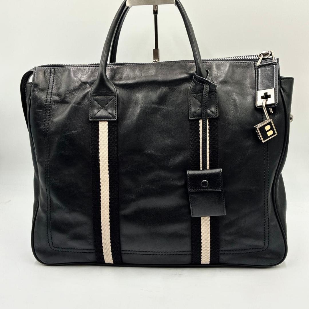 てつ　BALLY ビジネスバッグ ブリーフ トレスポ レザー 南京 A4