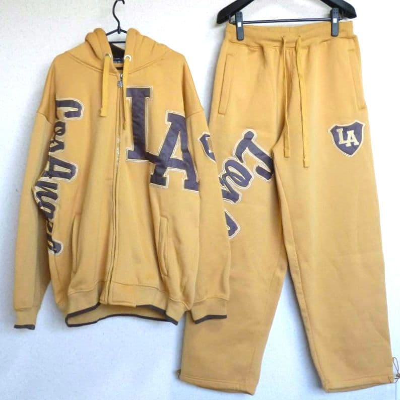 ケンケン　REPE　パーカー　セットアップ　ドジャース　厚手　2XL