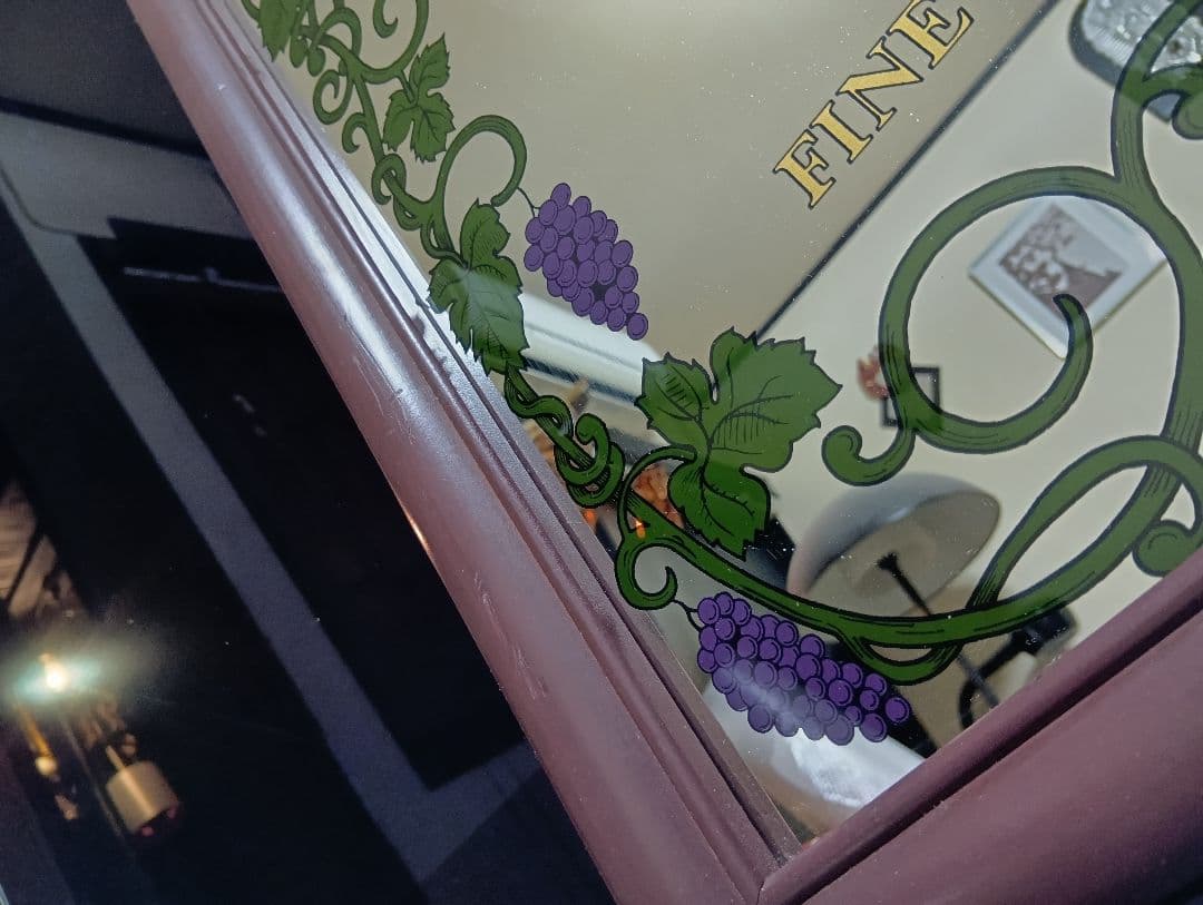 希少型　1980's　非売品　ノベルティ　ヘネシー　パブミラー