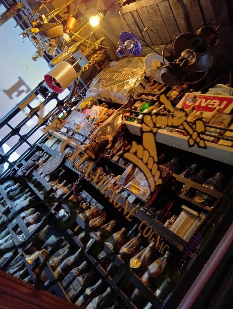 希少型　1980's　非売品　ノベルティ　ヘネシー　パブミラー