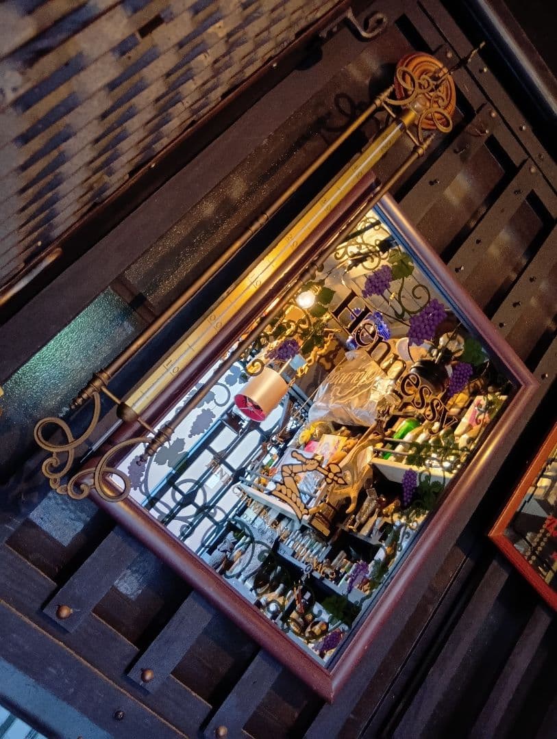 希少型　1980's　非売品　ノベルティ　ヘネシー　パブミラー