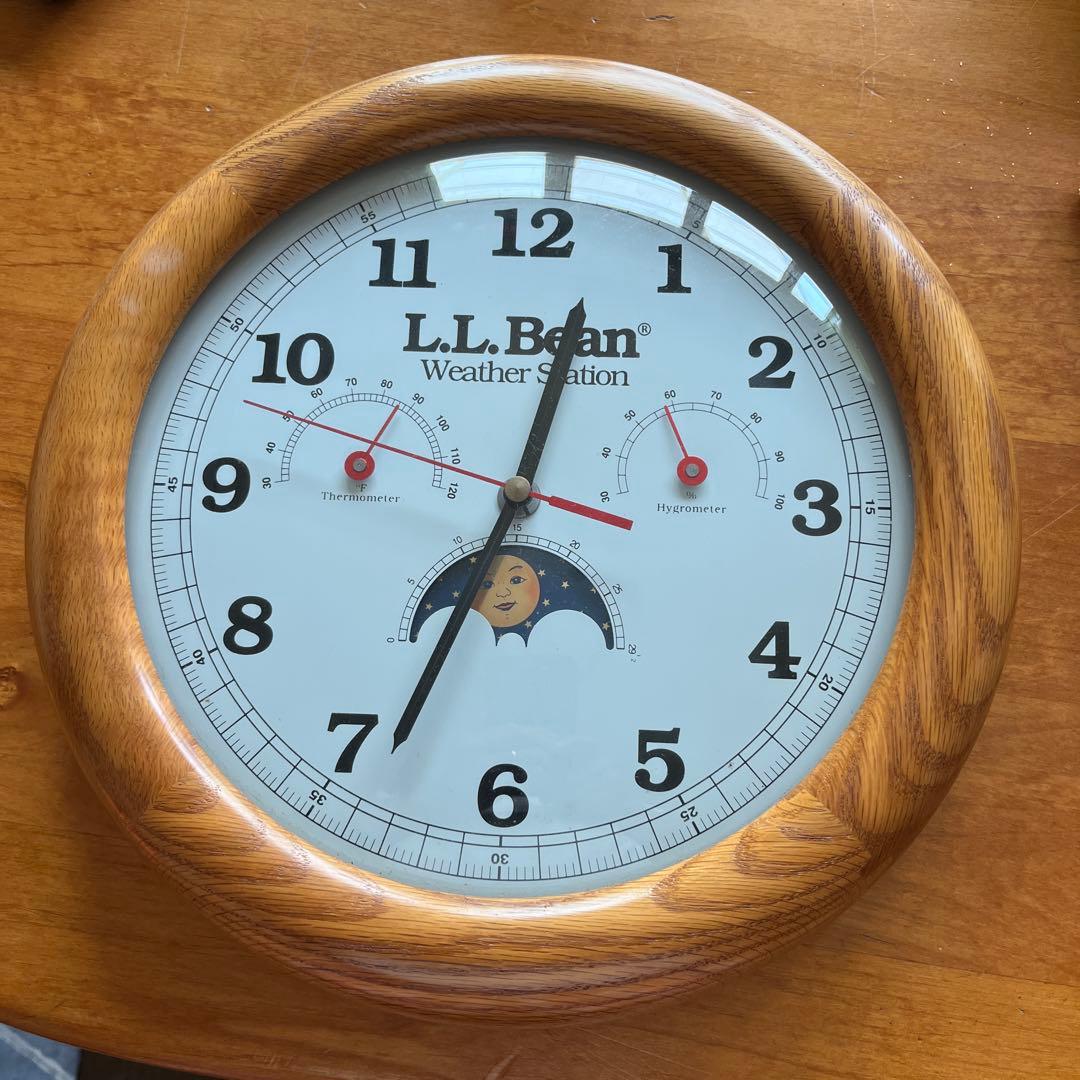 L Lビーン　ムーンフェイス掛時計