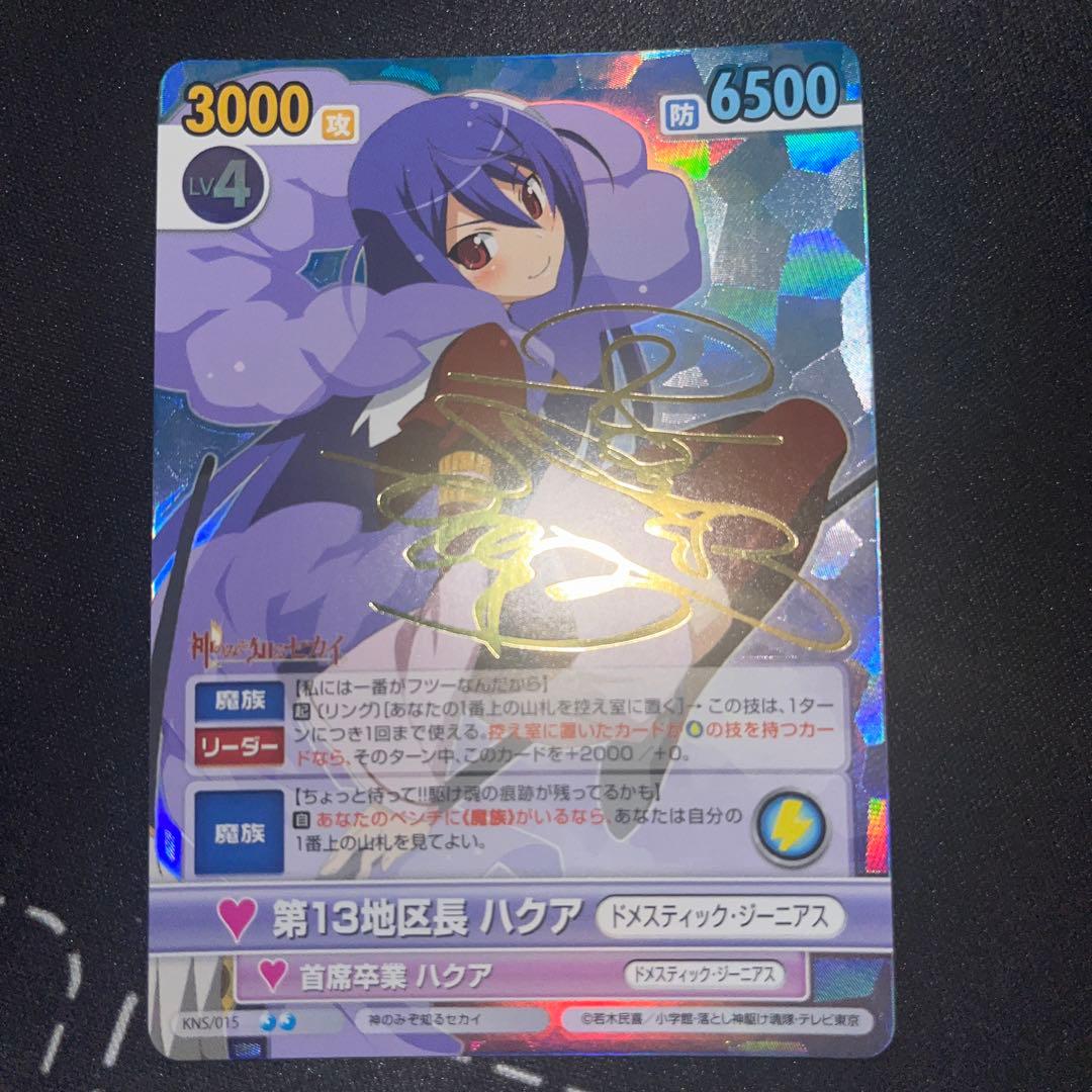 ヴィクトリースパーク　神のみぞ知る世界　ハクア　サイン