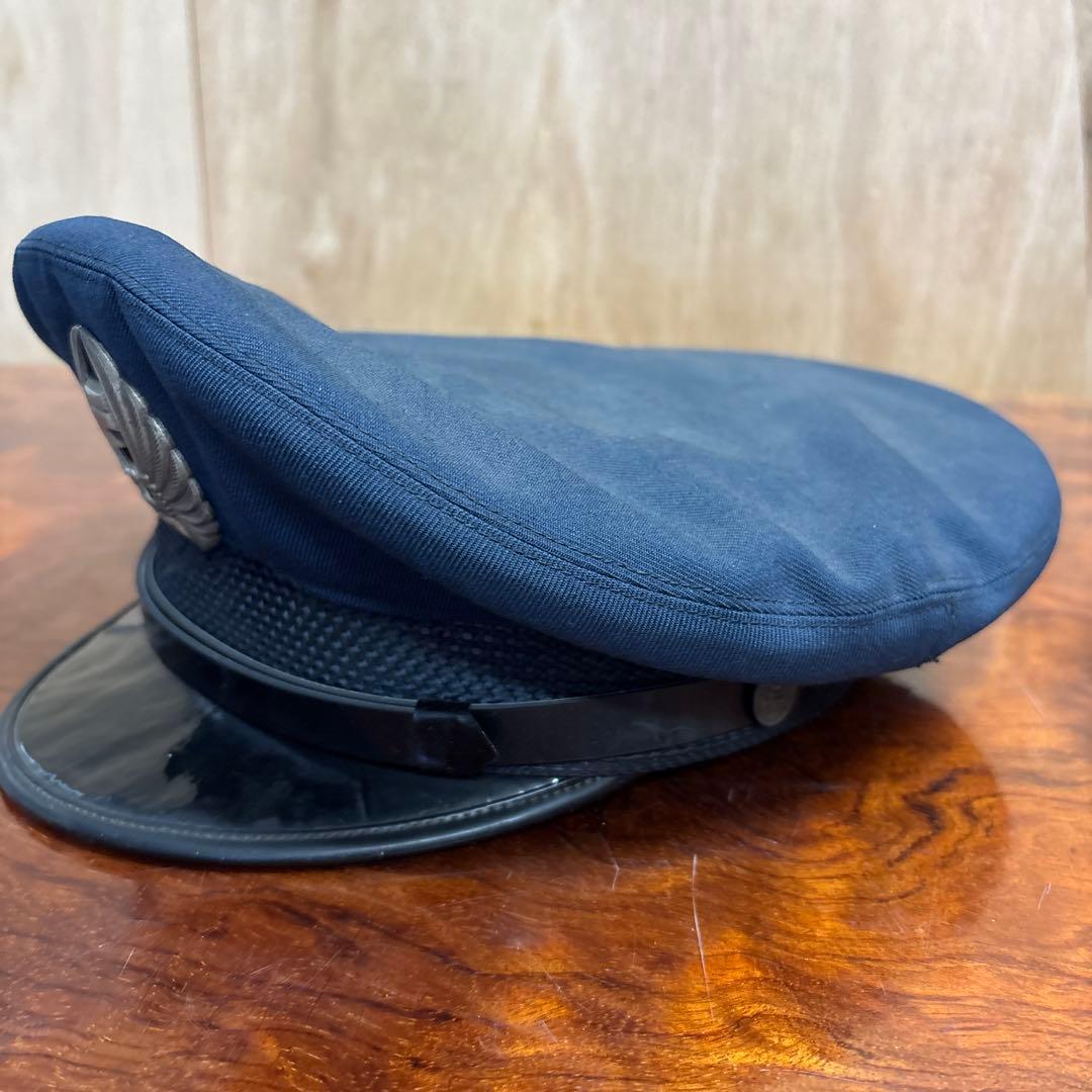 ネイビー　郵便キャップ エンブレム付き　0120o70