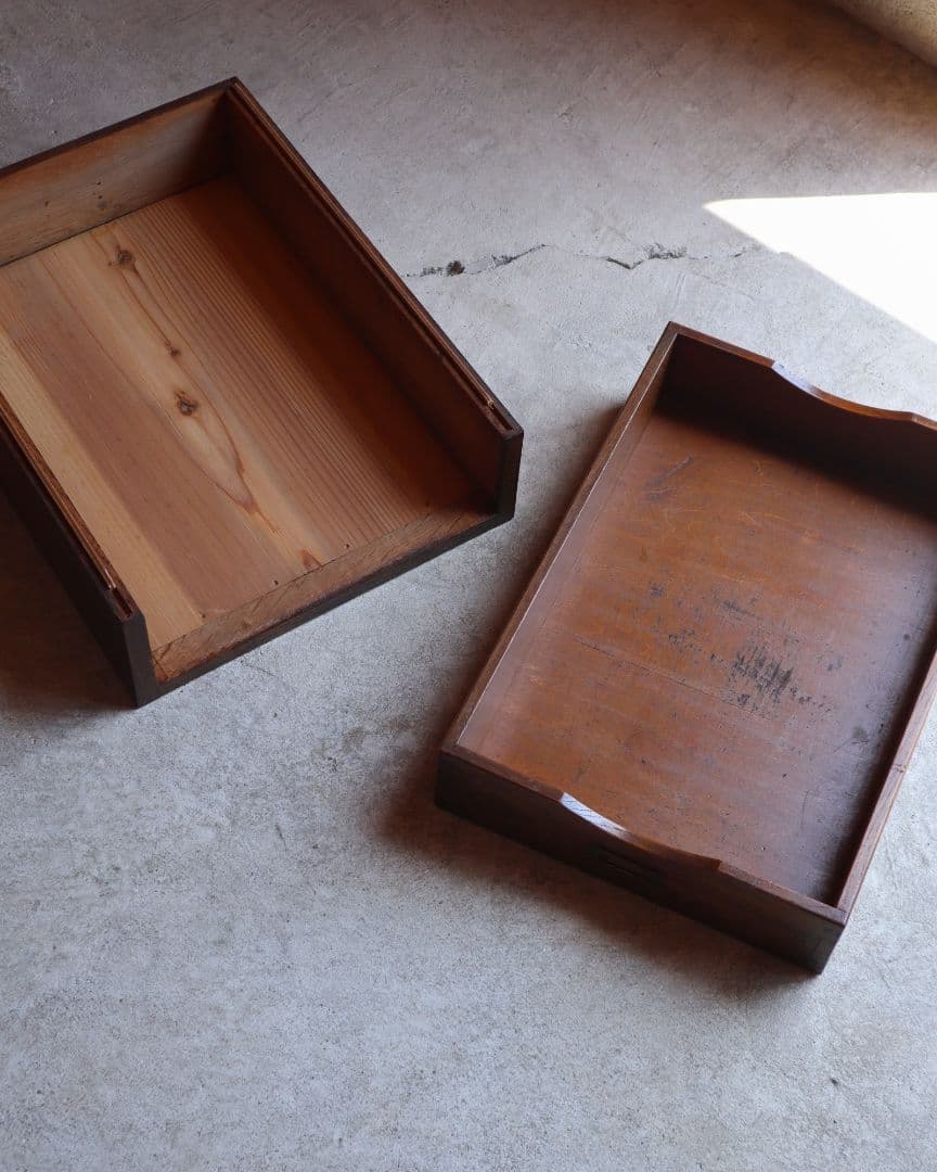 A4収納・セパレート可能な楢(ナラ)の4杯小引き出し