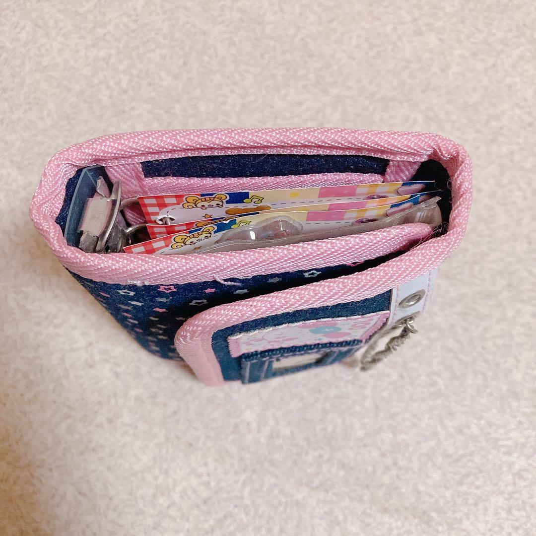 【平成レア】シール帳 平成レトロ　平成女児　　デニム チェーン　うさぎ