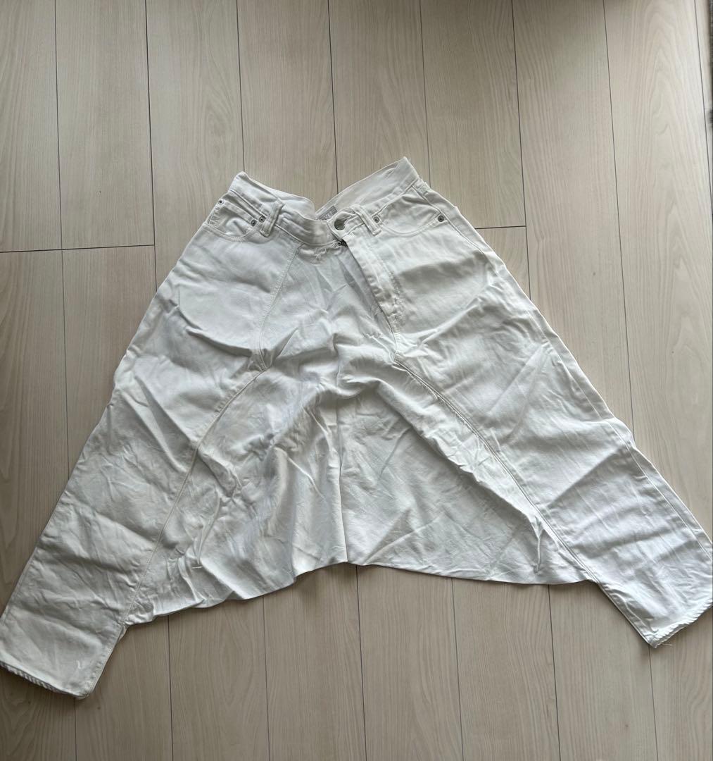 GANRYU ガンリュウ ホワイトサルエルパンツ