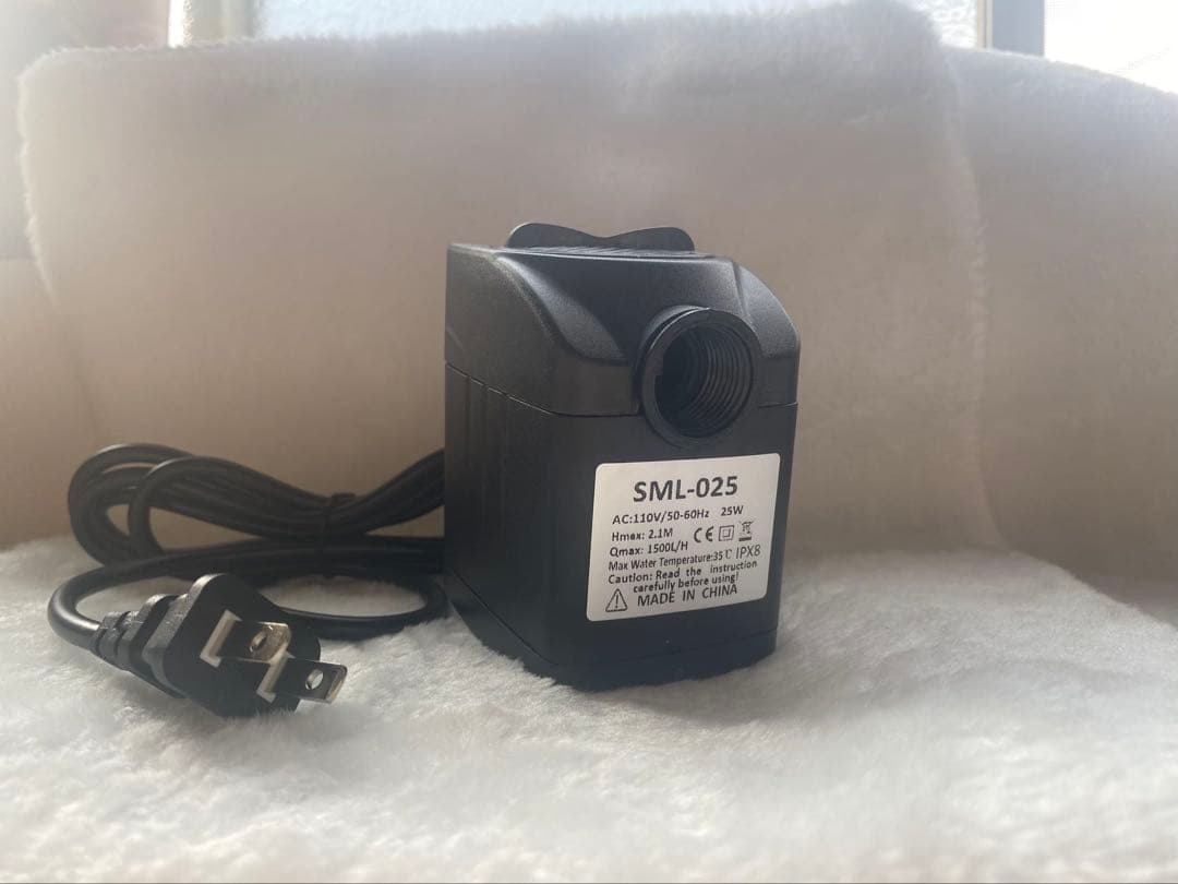 25W水中ポンプ付き　水槽用万能ろ過フィルター 外部式上部濾過装置器アクアリウム