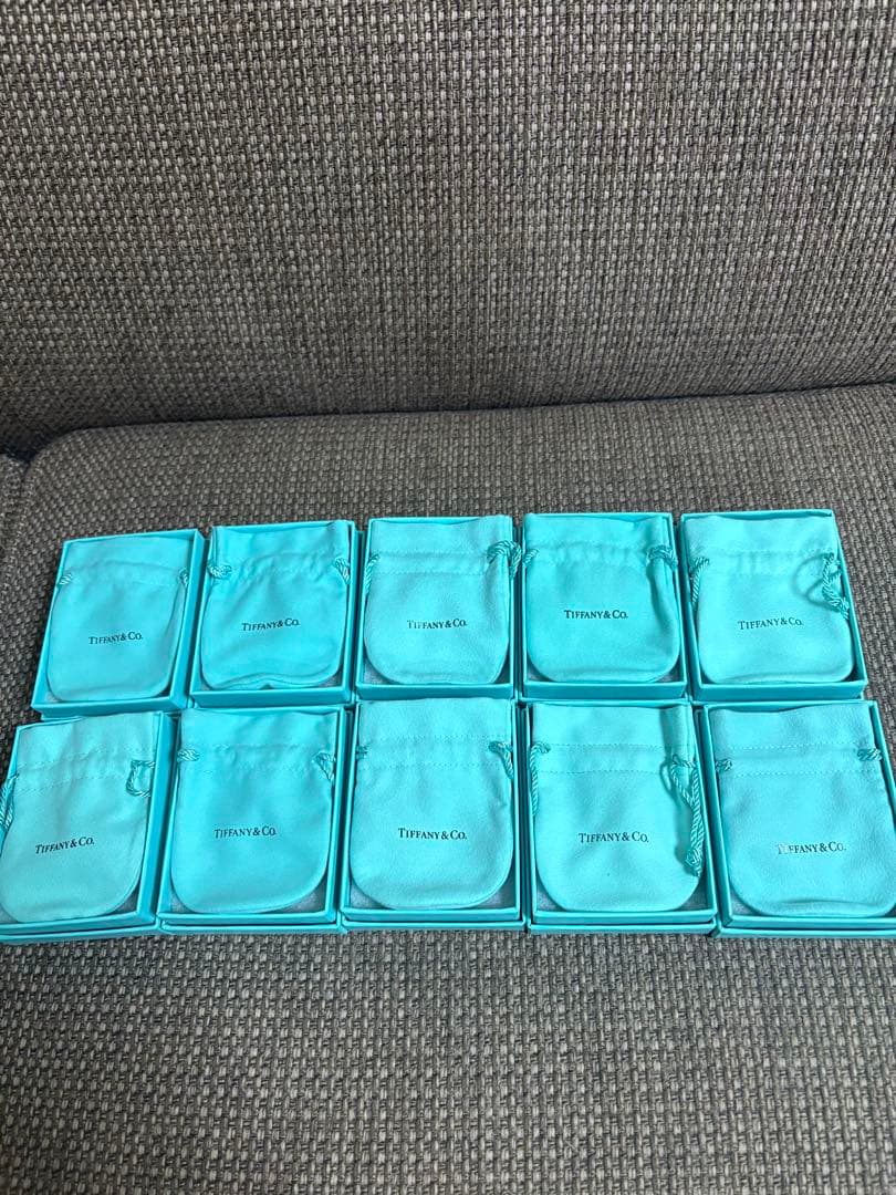 現行品　極美品Tiffany ティファニー空箱　巾着袋10セット