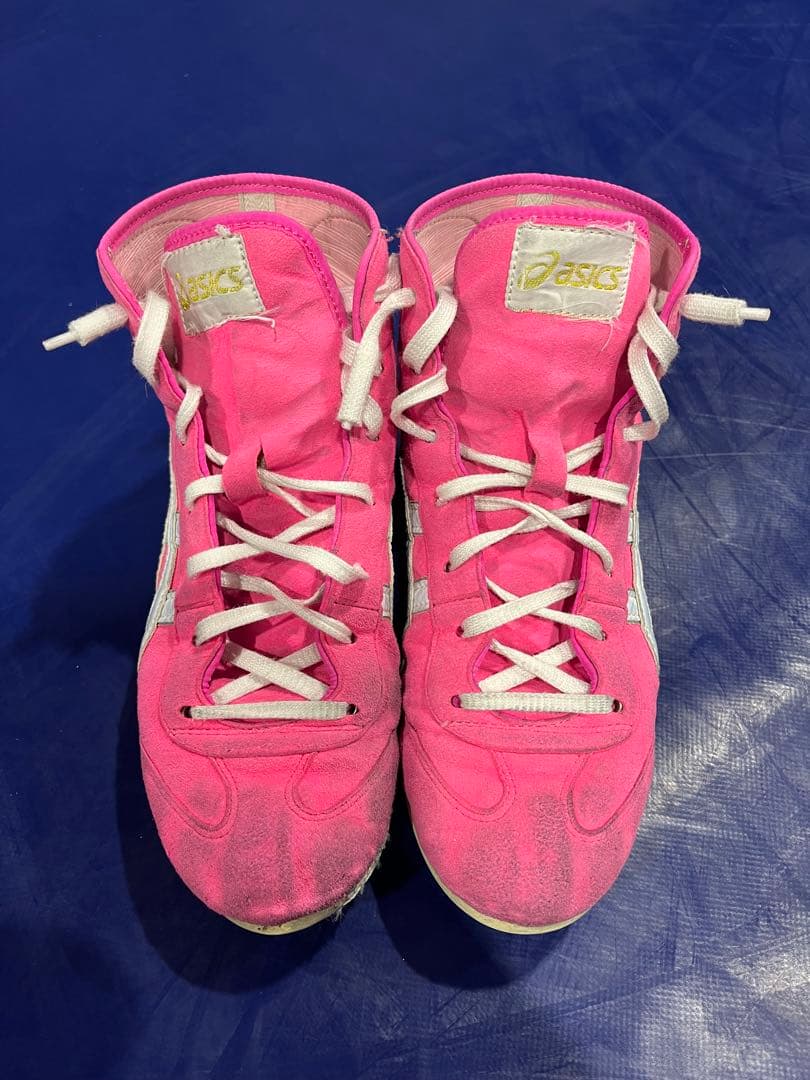 ASICS レスリングシューズ ピンク (旧オーダー)
