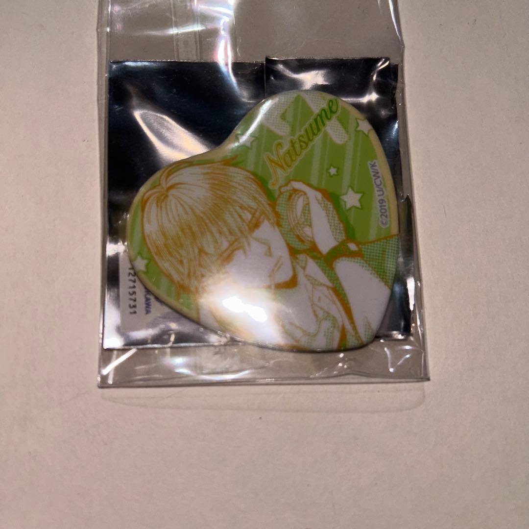 brothers conflict ハート型　缶バッジ　AGF 棗