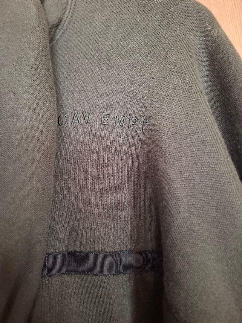 トップス cavempt taped cut zip heavy hoodie