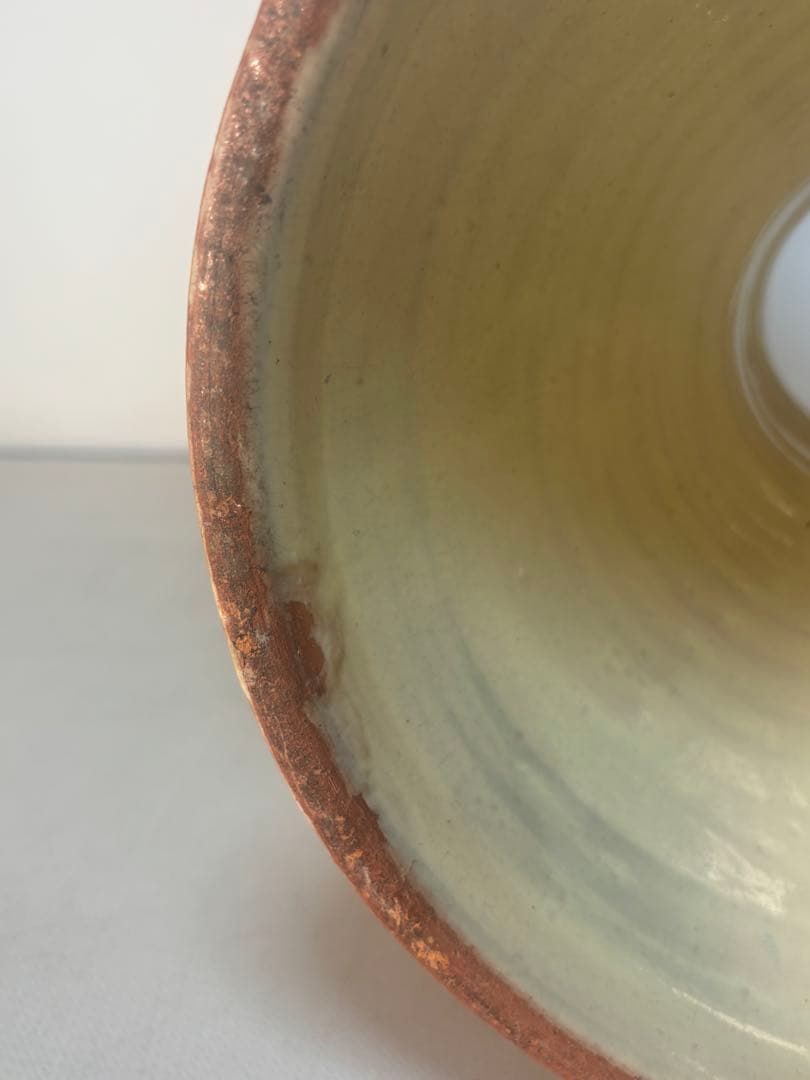 アンティーク　メキシコ　プエブラ タラベラ カップ型ポット