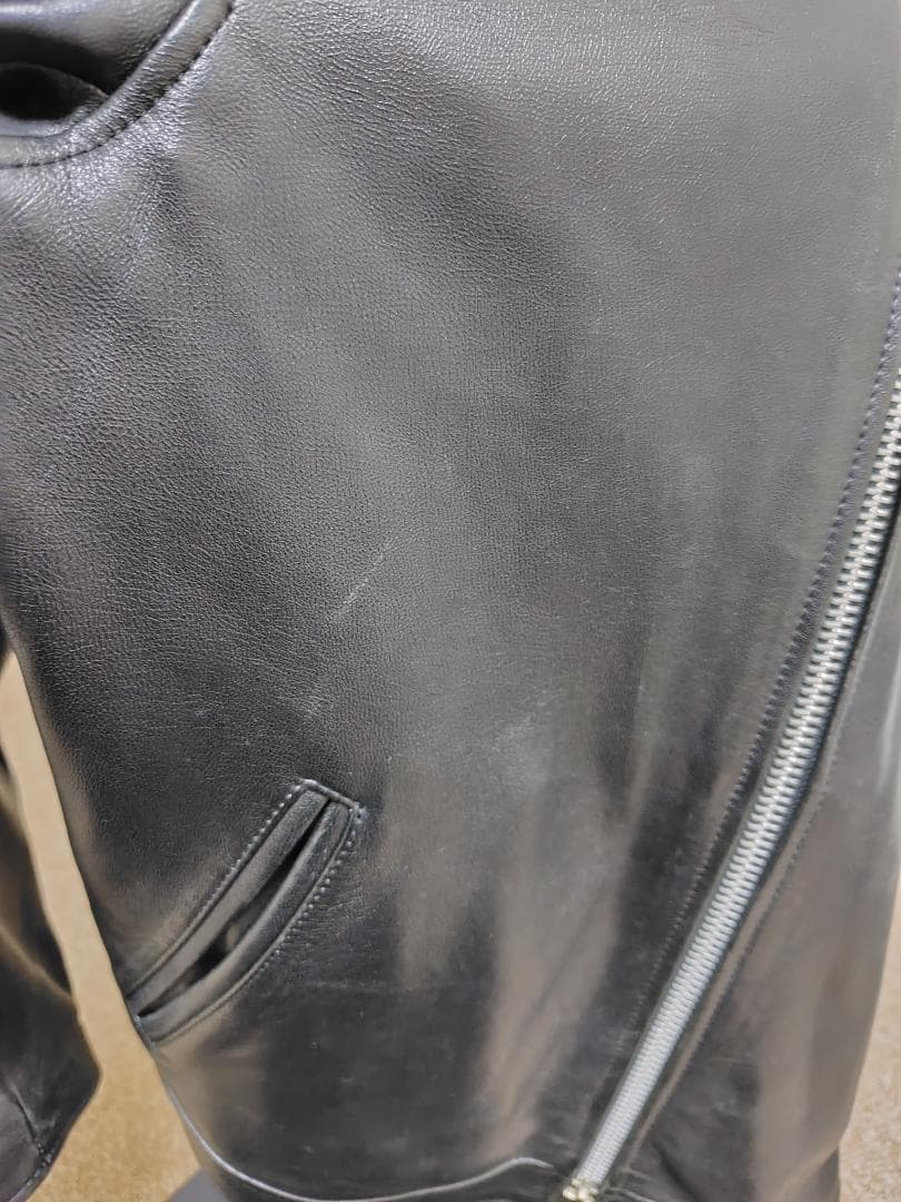 Schott 3101054 シープレザーシングルライダースジャケット ブラック