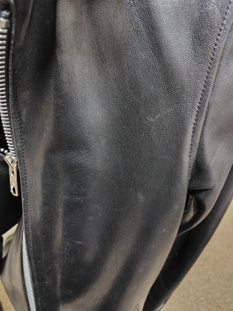 Schott 3101054 シープレザーシングルライダースジャケット ブラック