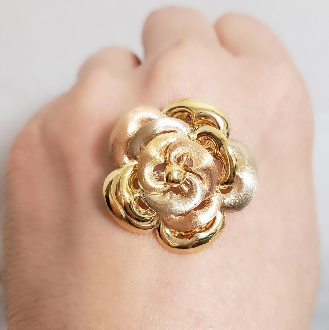 最安値 大ぶり K18ペンダントトップ 兼ブローチ ITALY 750