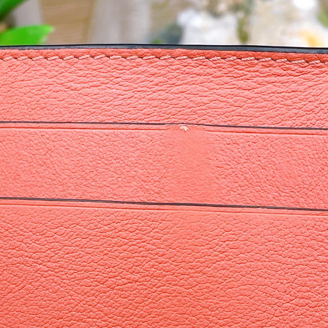 ◇ロエベ◇アナグラム トライフォールド 三つ折り財布 ライトオーツ / ハニー