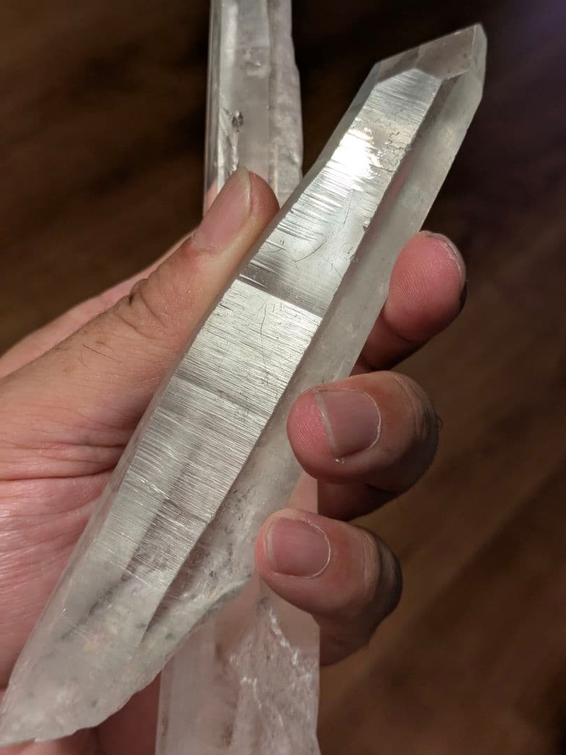 シンギング水晶　最高品質サウンド　13センチ以上　内モンゴル産