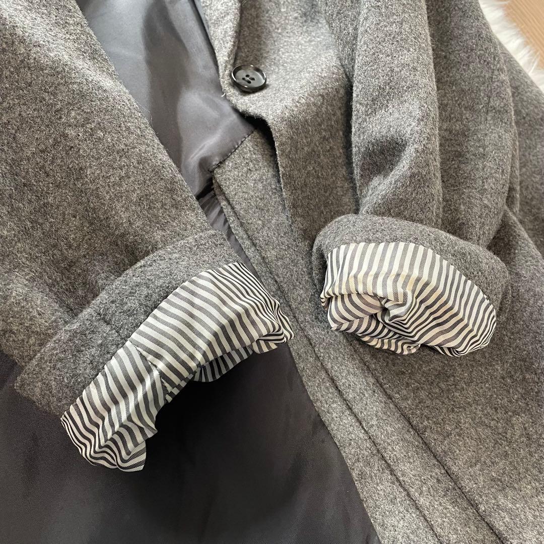 HELIOPOLE エリオポール　ウールカシミヤチェスターコート　グレー