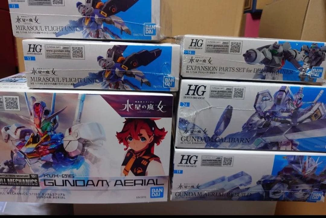 未組立 水星の魔女 HG キャリバーン　エアリアル改修型 その他