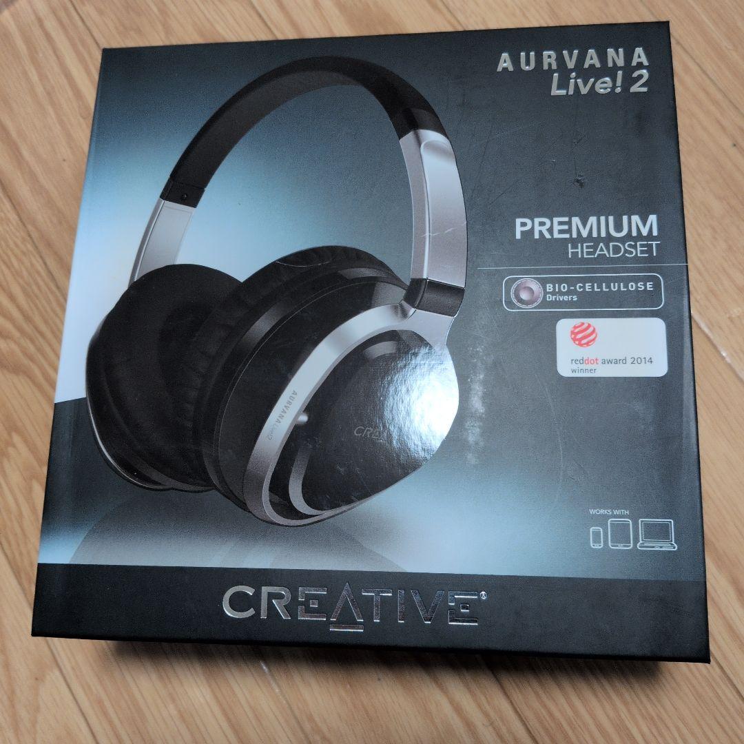 ヘッドホン CREATIVE AURVANA Live!2