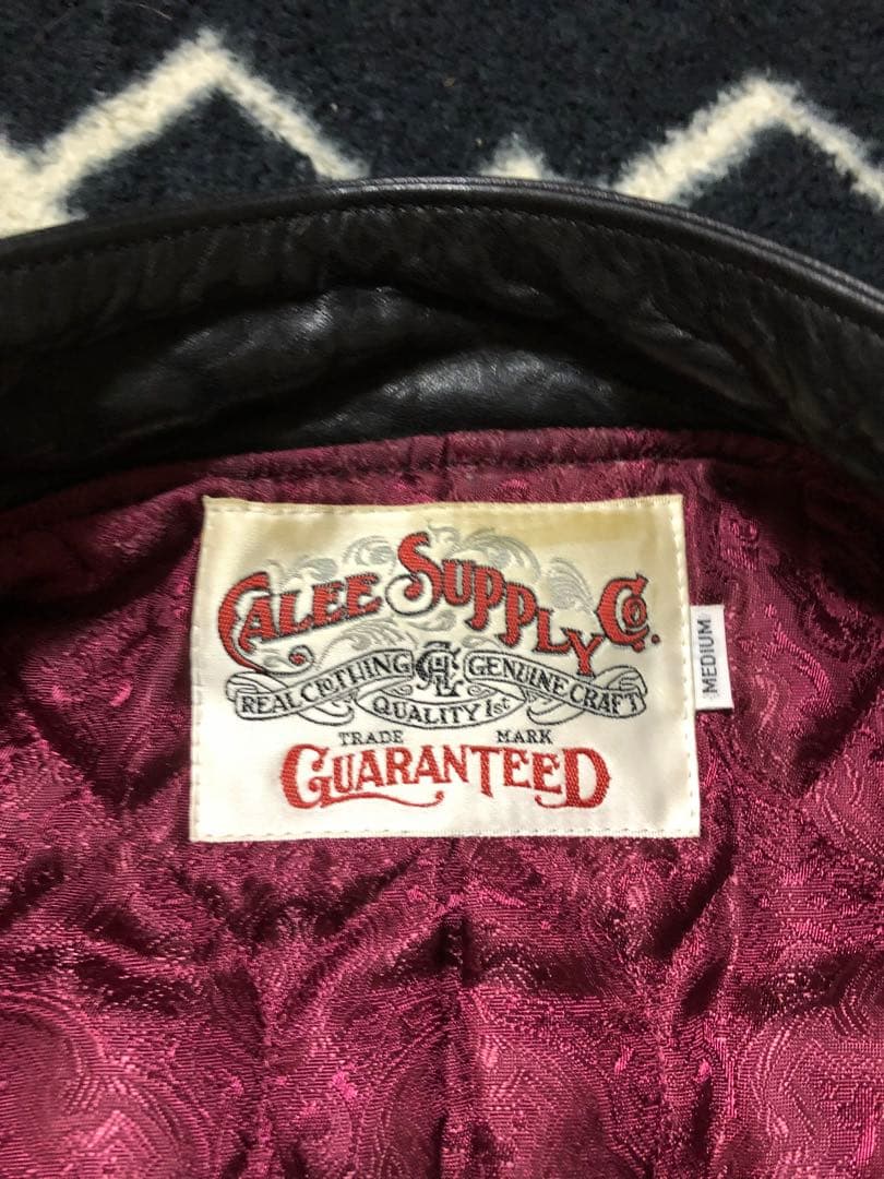 nm！美品！caleeライダースジャケット。M 定価15万！