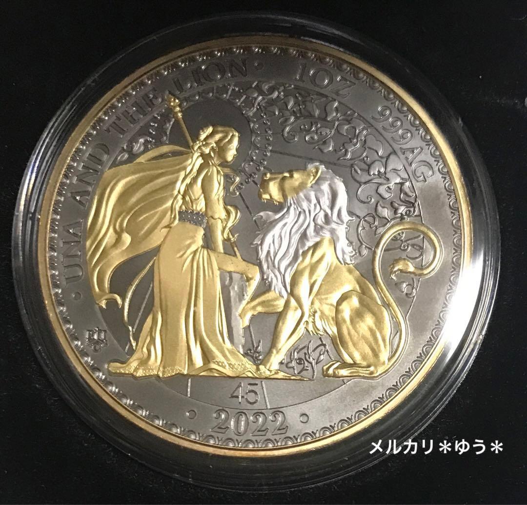 【限定60枚】2022年　ウナとライオン　1オンス　純銀