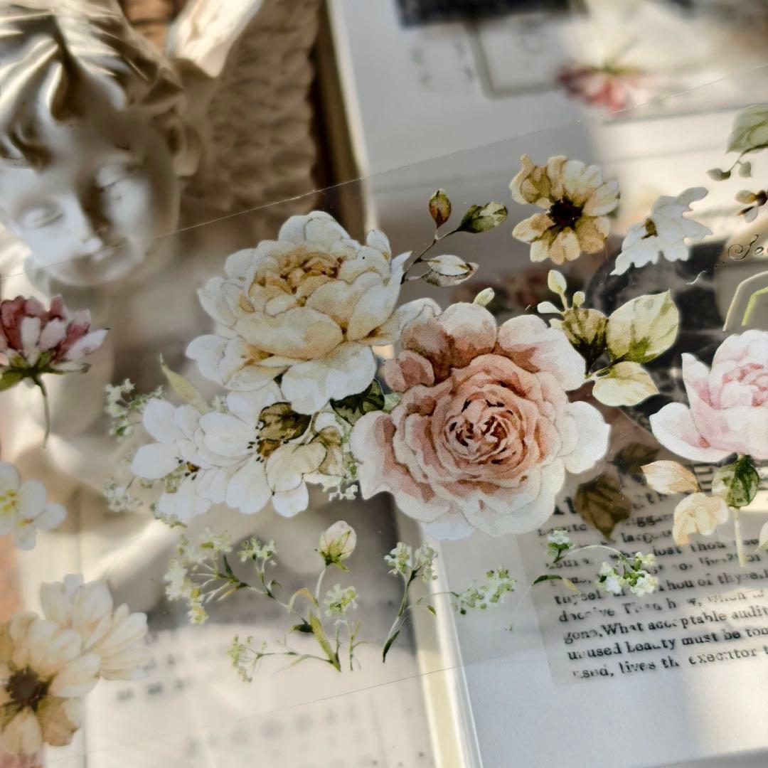 ⭐️SALE⭐️ 壹洱原创《半溪月》海外マスキングテープ　マステ 【2374】