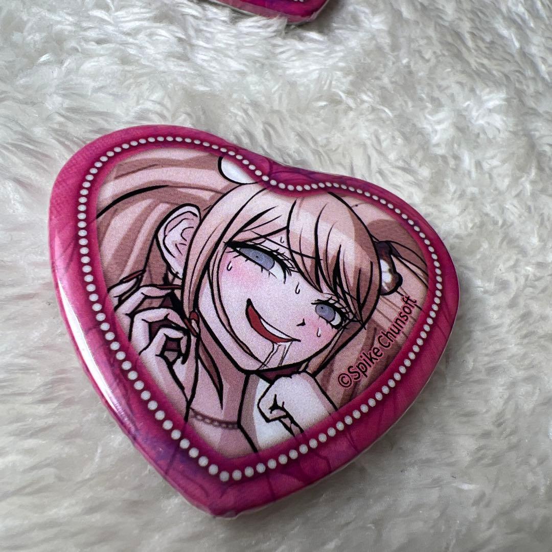 ダンガンロンパ 照れ顔ハート缶バッジ 島盾子 霧切響子 セット