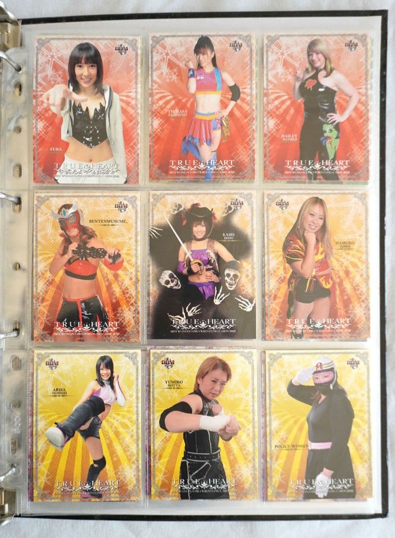 女子プロレスカード2011＆12フルコンプ 216枚 栗原あゆみ他直筆サイン4枚