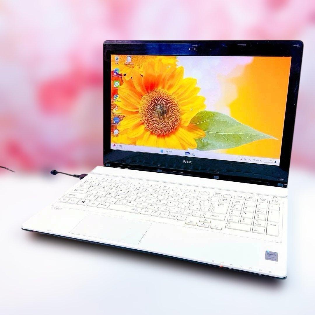 新品爆速SSD✨windows11 カメラ ノートパソコン オフィス 薄型