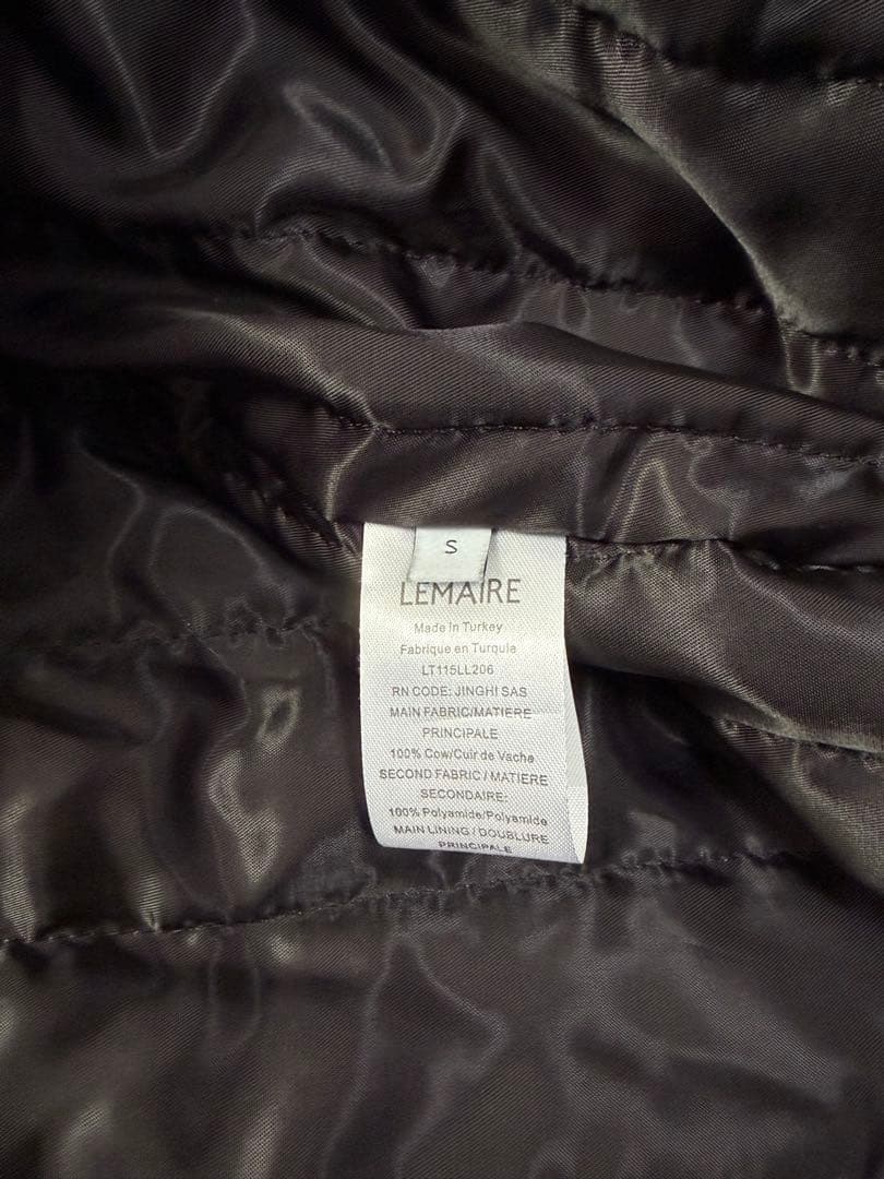 ジャケット・アウター Lemaire blouson leather jacket 22FW