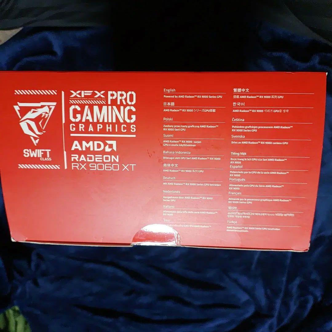 グラフィックボード・グラボ・ビデオカード XFX Swift AMD RX9060 XT OC 16GB