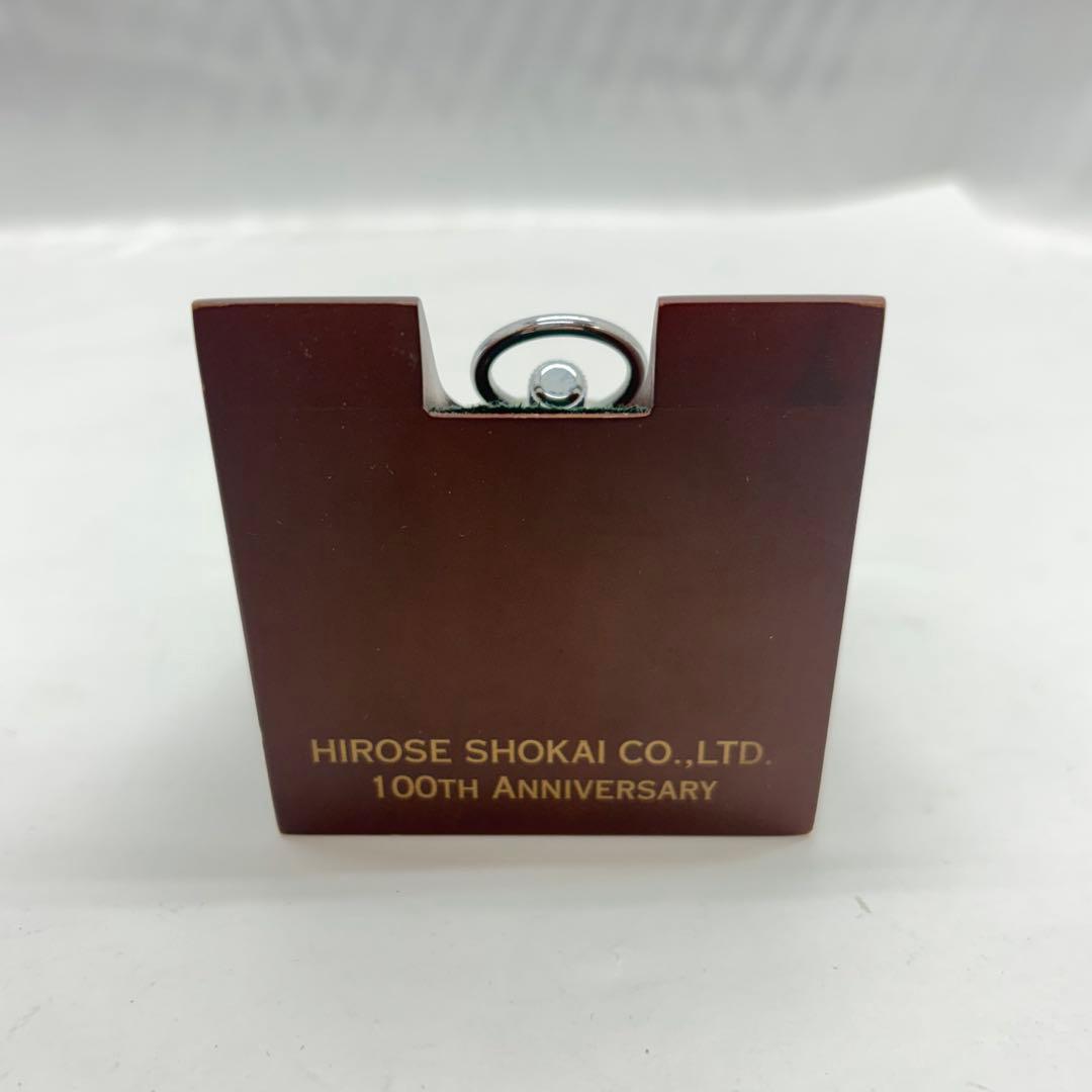 B*ン様 セイコー　懐中時計　クオーツ　廣瀬商会１００周年　鉄道時計　青針　稼働