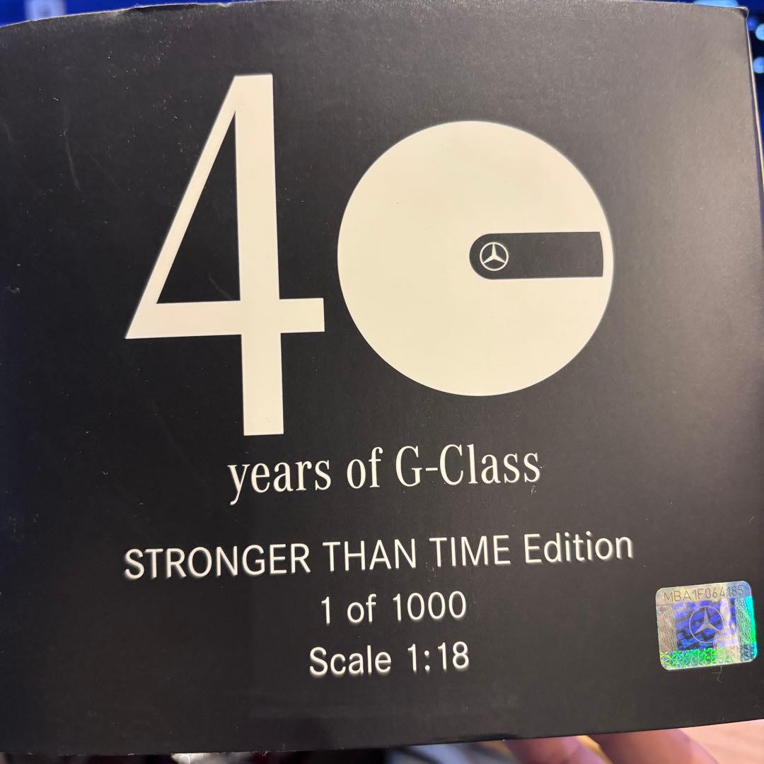 ベンツ　Gクラス 40th エディション　1/18 1000限定　レア