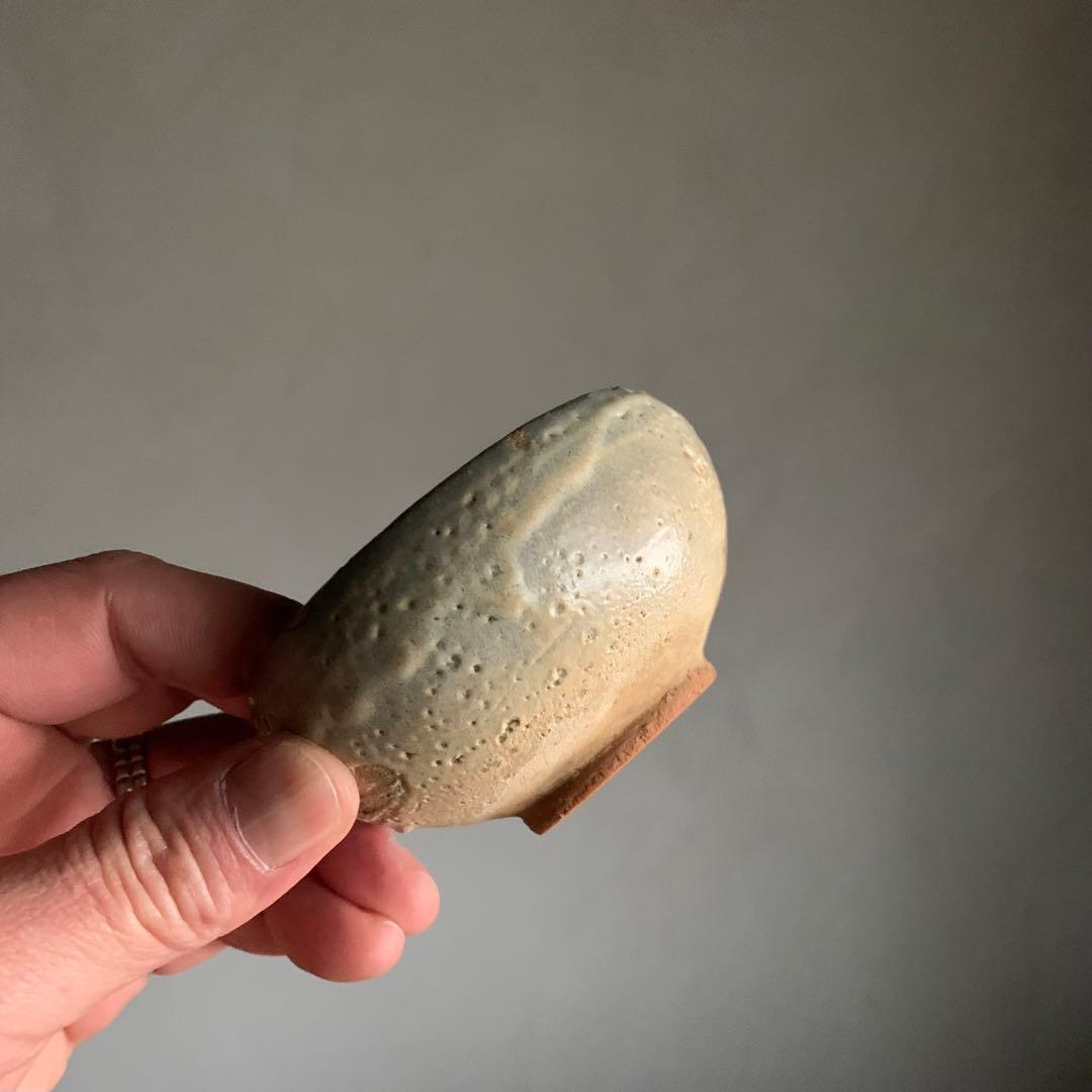 高麗青磁 白象嵌 盃 三島盃 14世紀頃 酒器 ぐい呑み 古美術 古道具