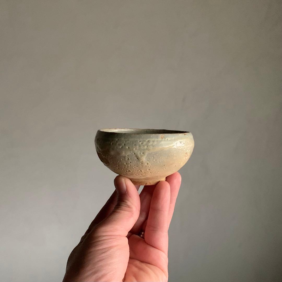 高麗青磁 白象嵌 盃 三島盃 14世紀頃 酒器 ぐい呑み 古美術 古道具