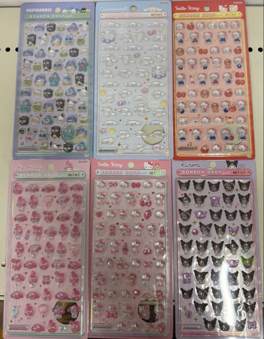 【正規品】ボンボンドロップシール サンリオ 8種類