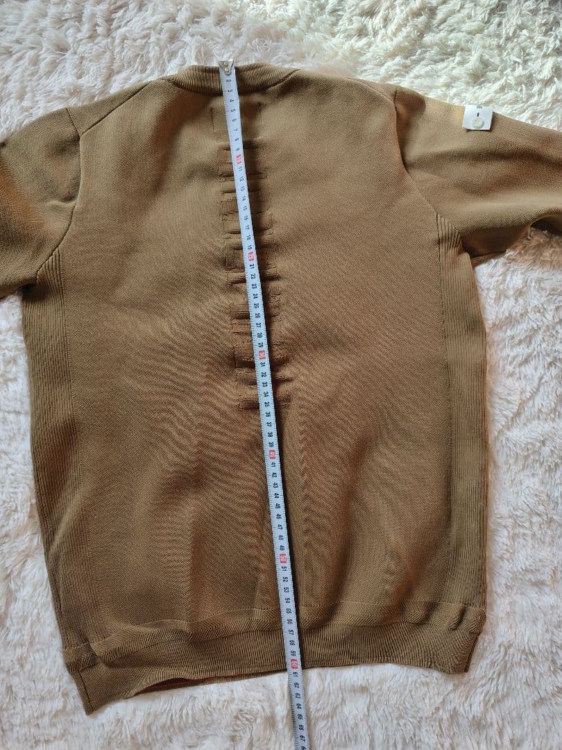 BRIEFING レディースゴルフウェア　クルーネックニット　キャメル　Mサイズ