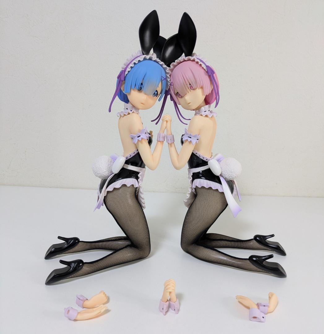リゼロ　ラム・レム　メイドバニー　２体セット　1/4スケール　完成品フィギュア
